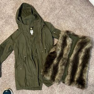 3 in 1 girls page gap utility jacket